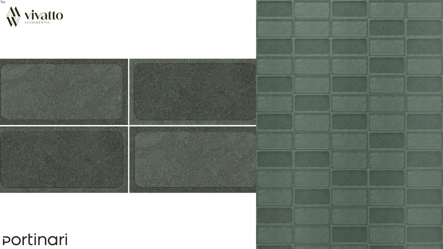 Tijolinho Emporio GN MLX 10x20 cm - Portinari Porcelanato