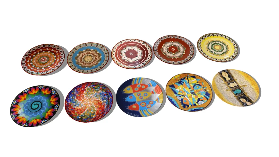 Ceramic plates