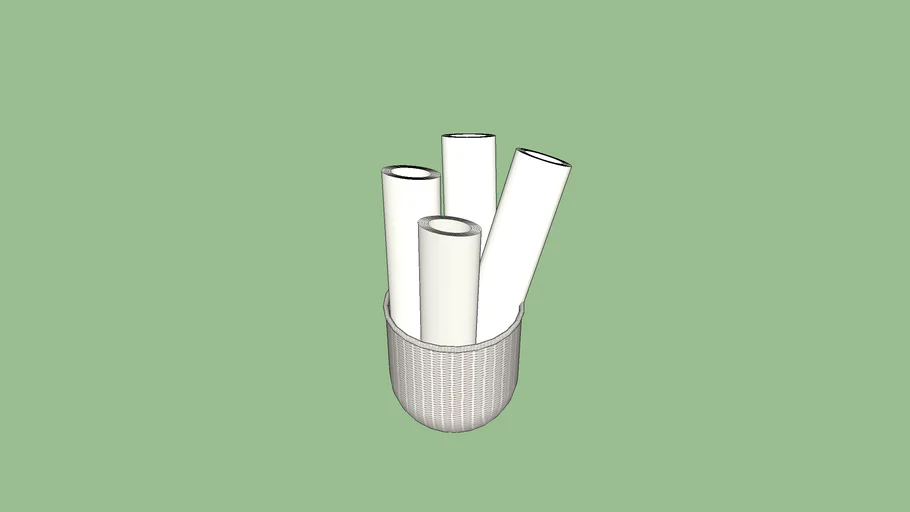 All White Yoga Mats and Basket