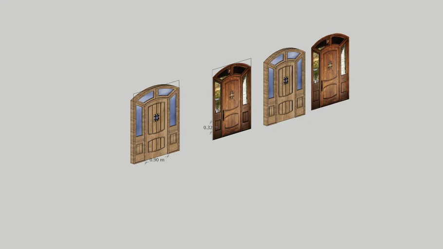 Puerta Rustica de madera