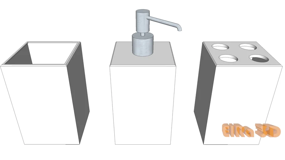 Kit acessórios para banheiro