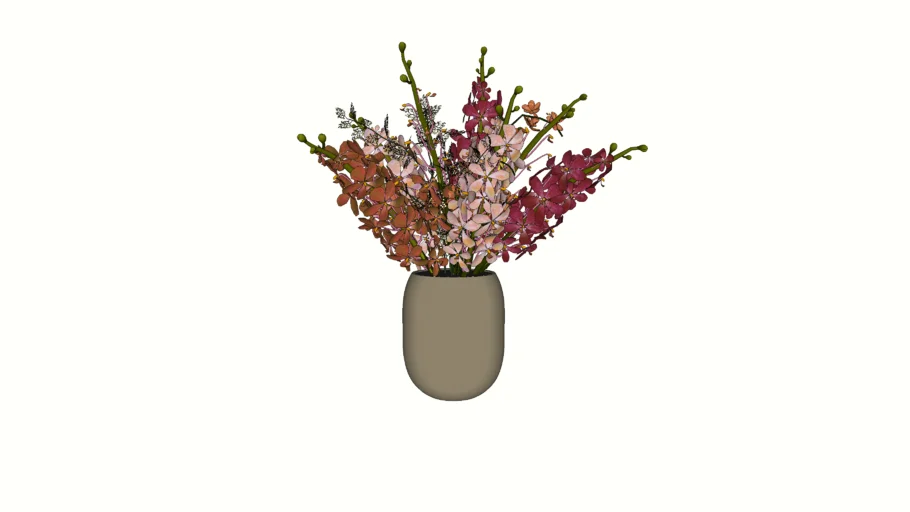 Bloemen met vaas