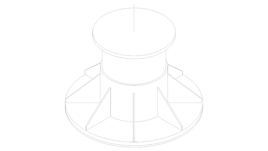 Adjustable Pedestal for Decking & Pavers