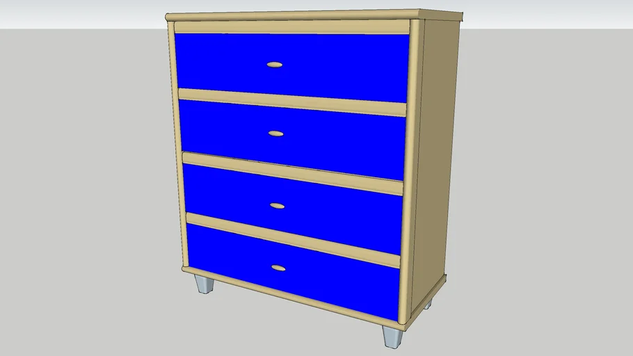 Малгося комод | 3D Warehouse