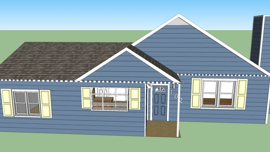Small Ranch House (With Interior)
