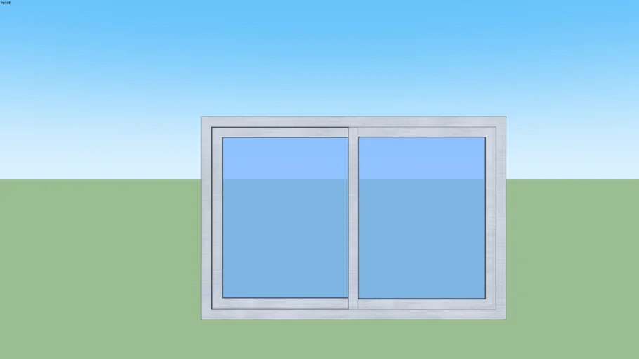 Ventana aluminio 1,50 x 1,00