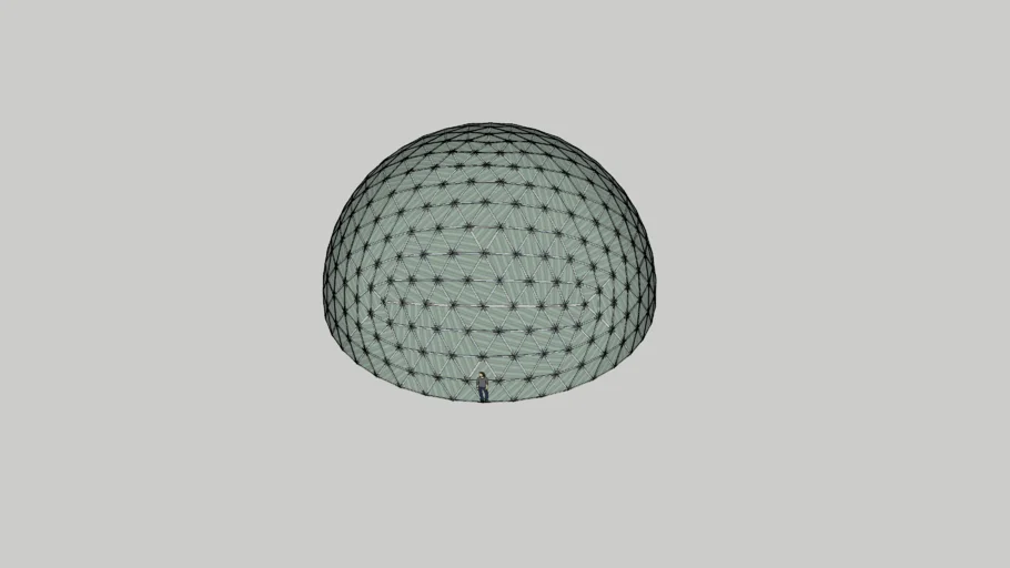 8v geodesic dome