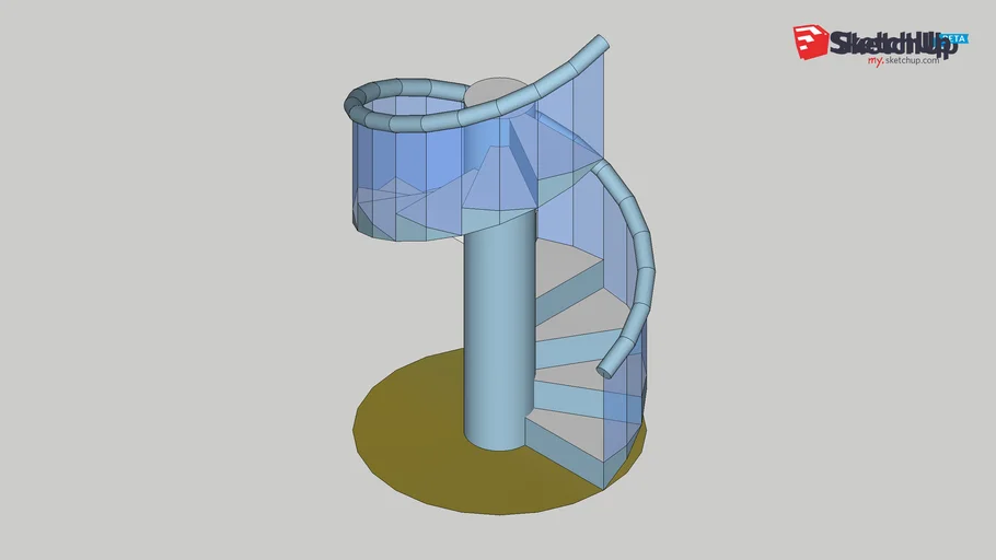 Lámina E13 Escalera Helicoidal