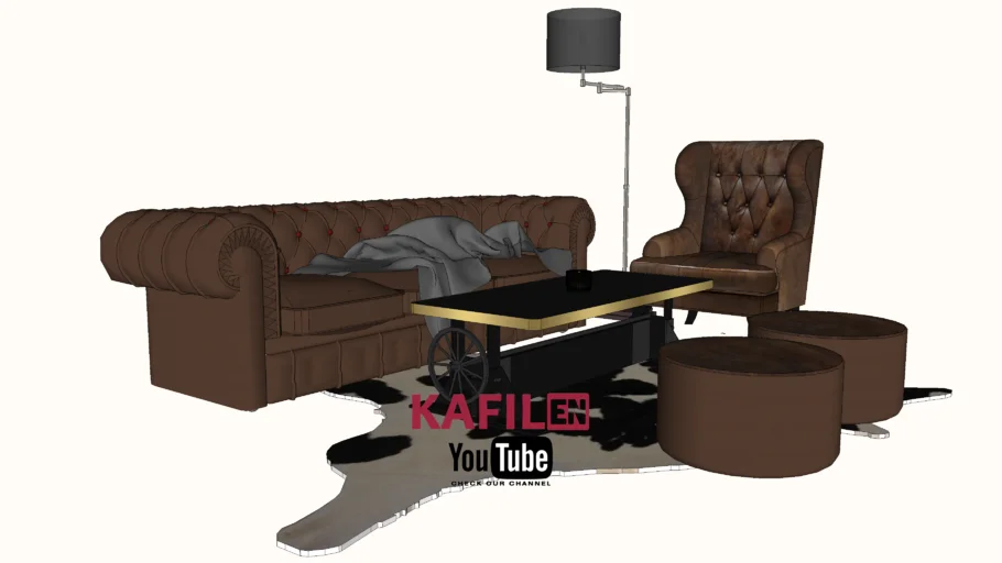 Modern Seating, Modern Living Room, Cafe Seating, Chesterfield Sofa, 