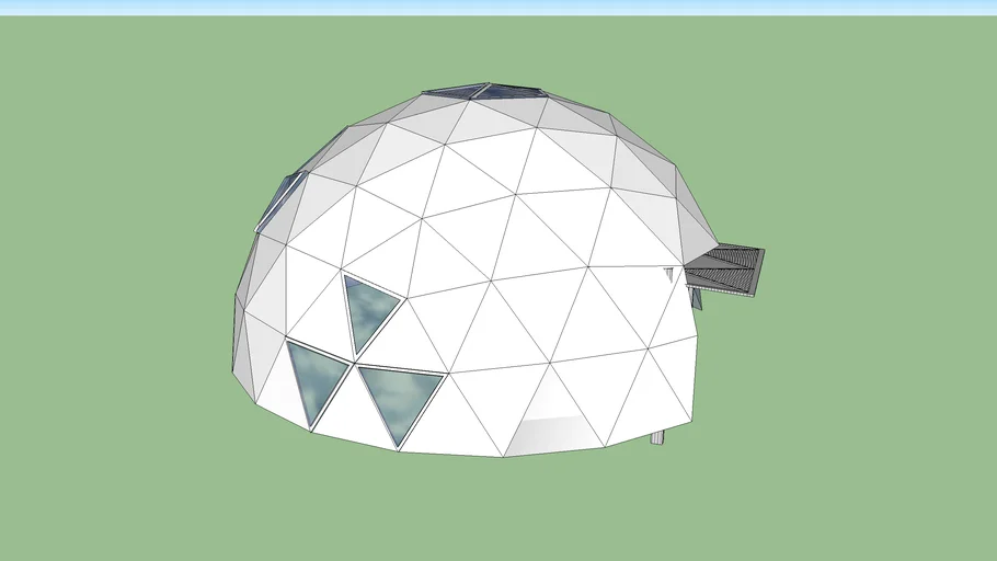 Geodesic Dome • 4V Hemisphere