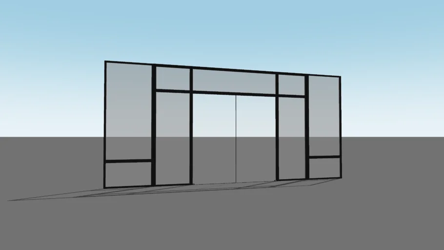 Glass door