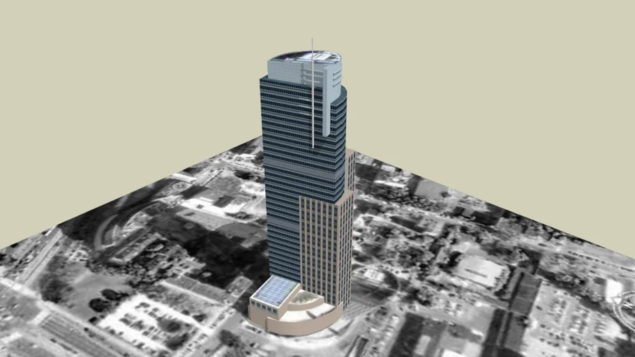 Model of the Warsaw Trade Tower