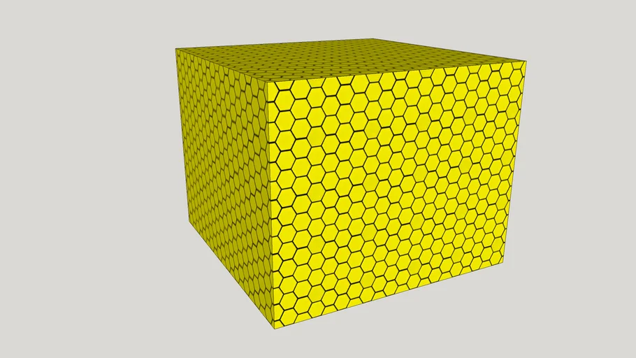 honeycomb cube