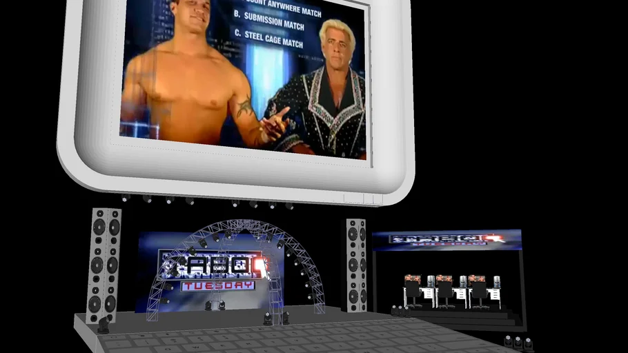 WWE Taboo Tuesday (High Detail Stage Model)