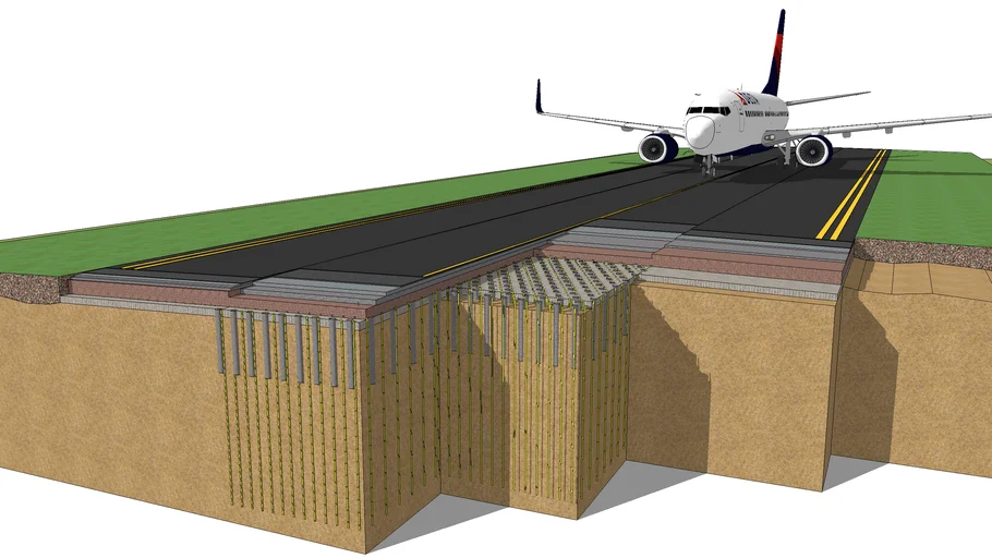 Taxiway Airport Road Desain Bandara Cengkareng Jakarta