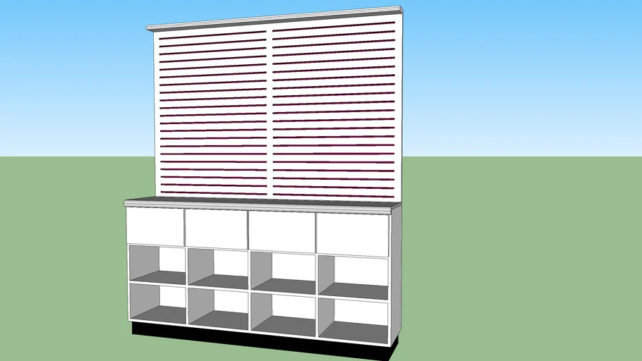 Painel Canaletado com Móvel
