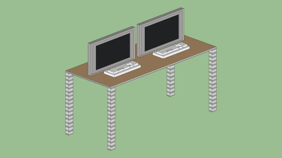 tanyas computer and table | 3D Warehouse