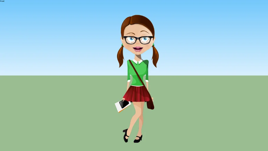 2d school girl