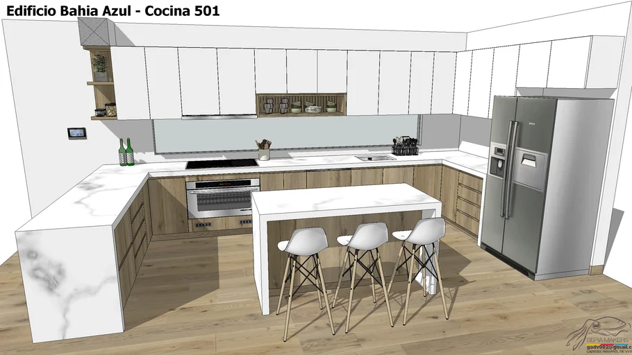 Edificio Bahia Azul - Cocina 501
