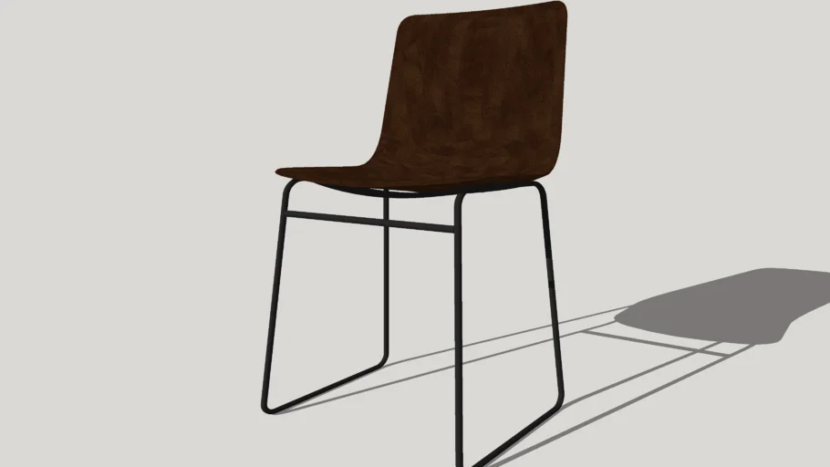 Vintage brown chair - BUFFALO design chair