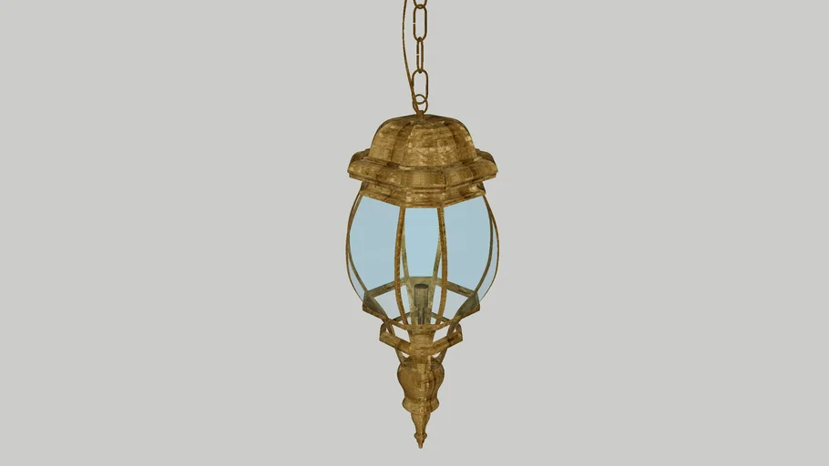 Pendente Clássico - Lille Média (Ouro Velho) | Linha Colonial Biancoluce AC210T-P