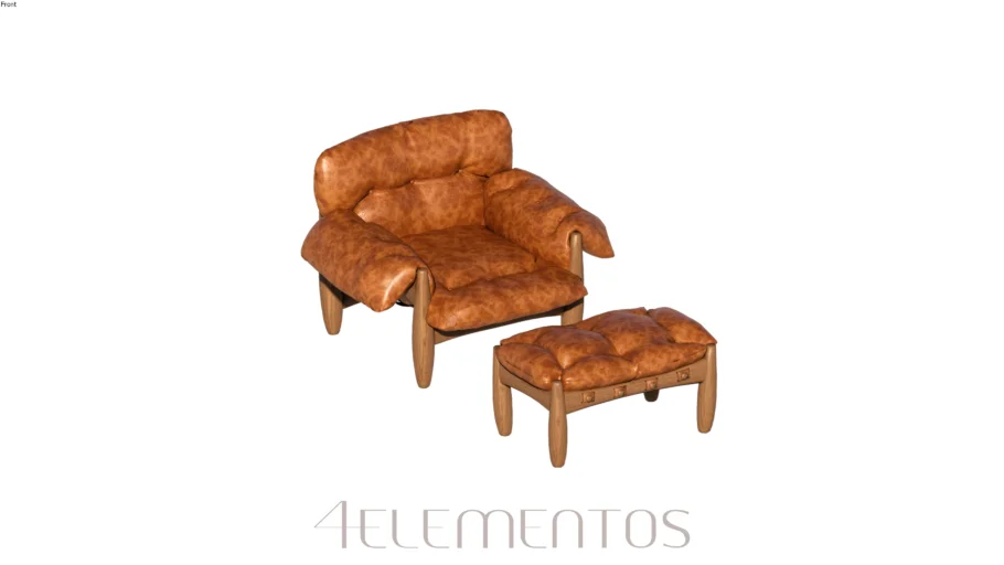 POLTRONA E PUFF MOLE