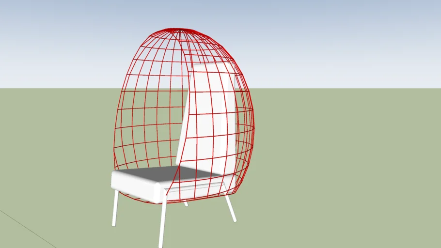Egg mesh chair