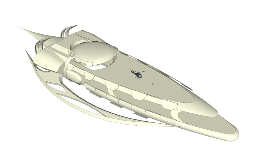 alien dropship concept (alpha build)(no textures)