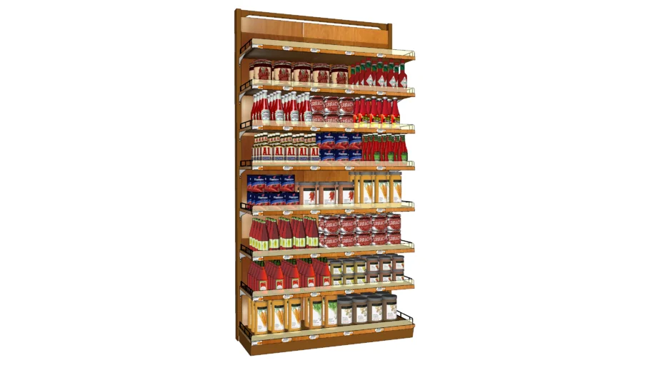Shop Shelf (Sauces)