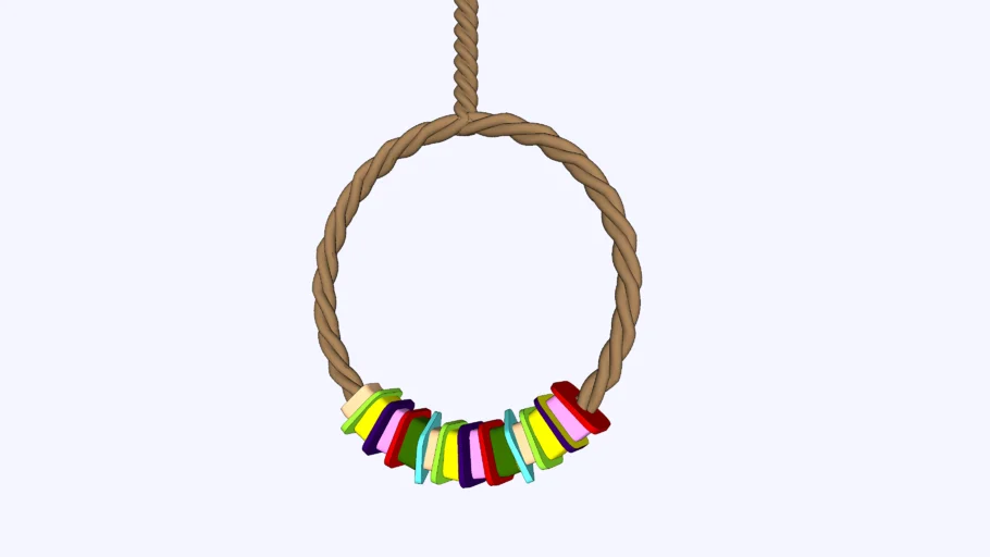 Argola de Corda com Brinquedo