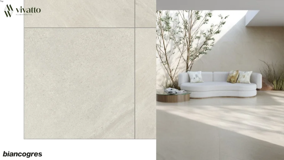 Oregon Grey 90x90cm - Biancogres Porcelanato