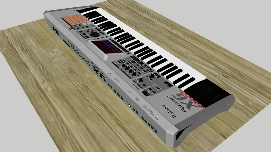Roland Fantom X6（シンセサイザー,キーボード） | 3D Warehouse