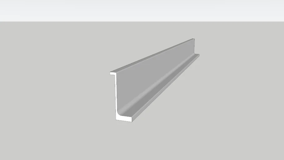 Perfil Gola Superior Horizontal