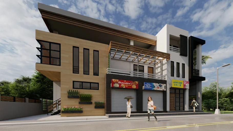 3-STOREY RESIDENTIAL & COMMERCIAL BLDG.