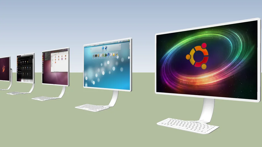 Ubuntu Touchscreen Desktop PC