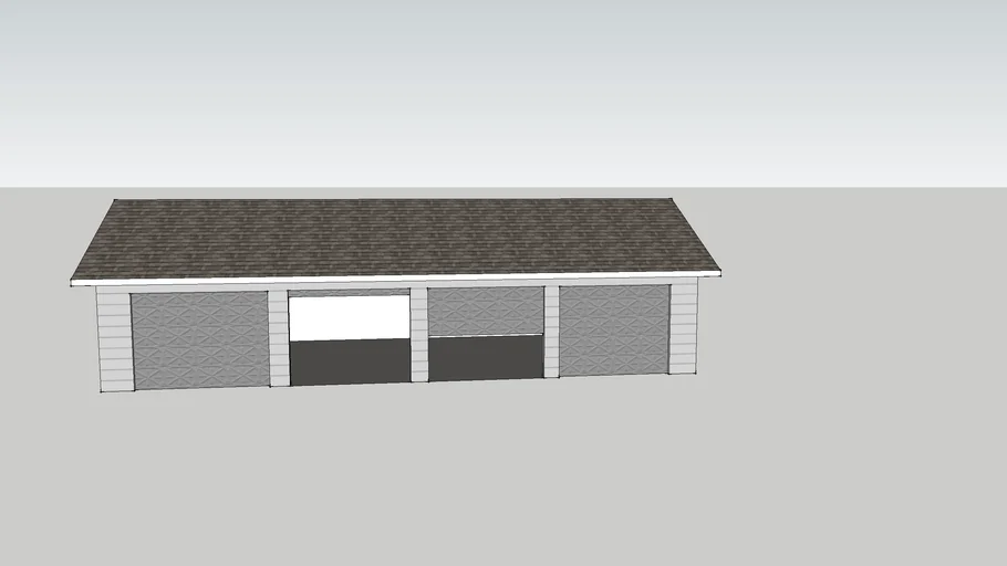 4 car garage