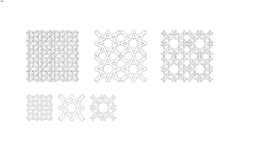 3D islamic Pattern