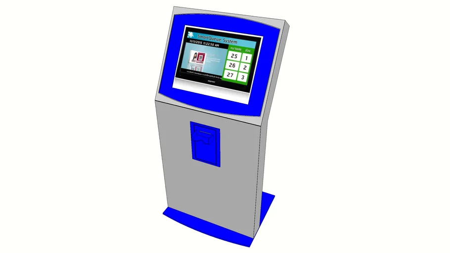 Queue card press machine | 3D Warehouse