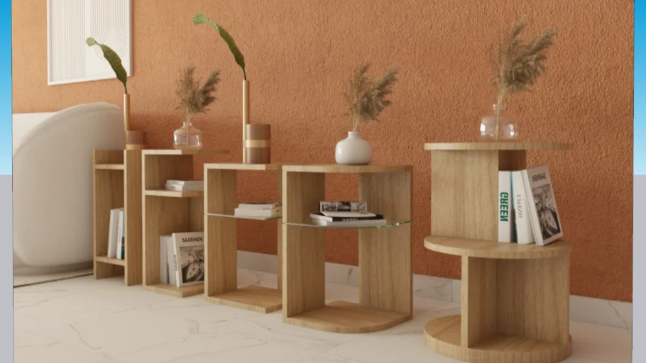 Mesas mueble melamina (Vray Ready)