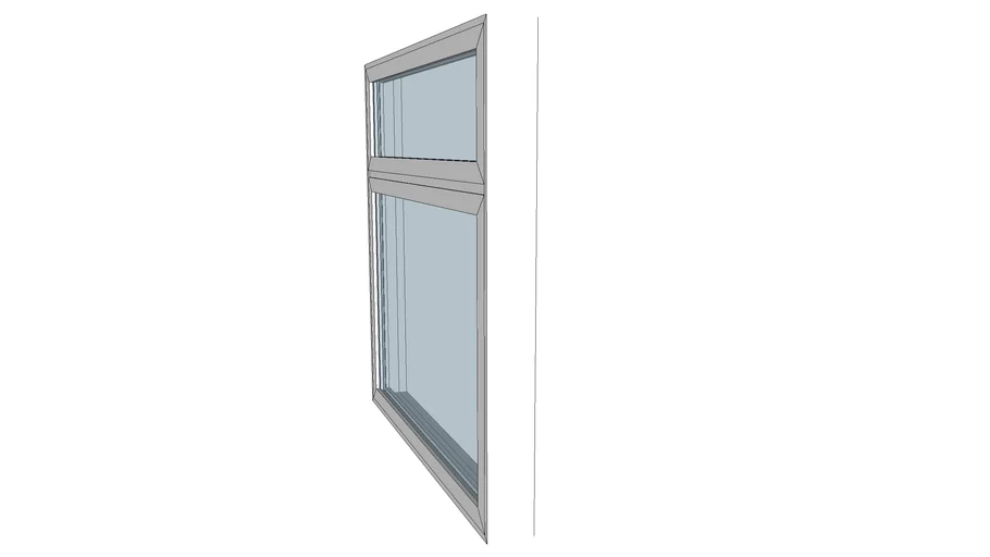Single Window with Transom (close)