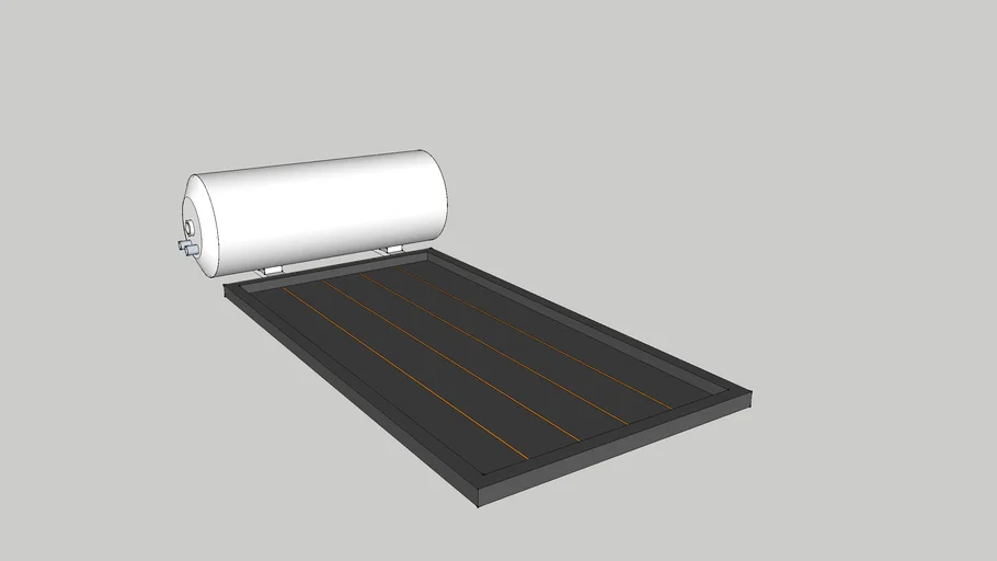 Painel solar termossifao 200 l