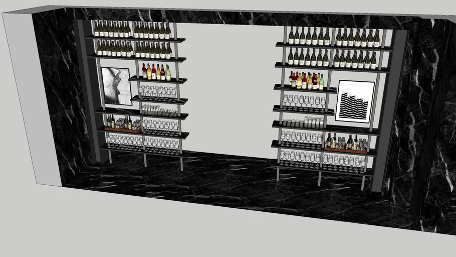 Shelf for restaurant