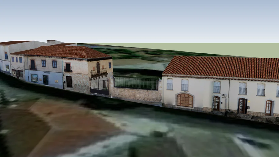 Casas junto al Castillo (Ledesma)
