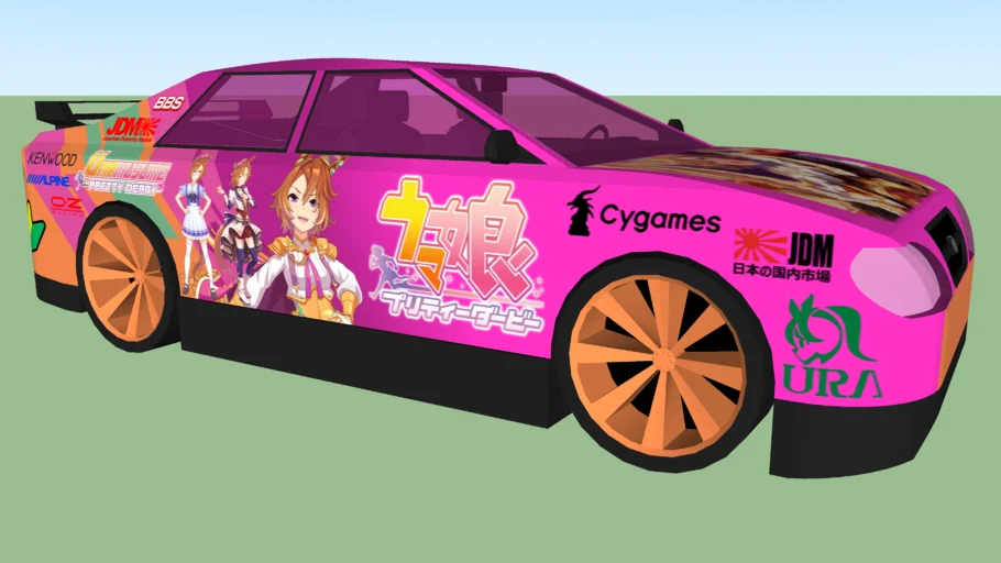 Umamusume Pretty Derby T.M. Opera O Itasha | 3D Warehouse