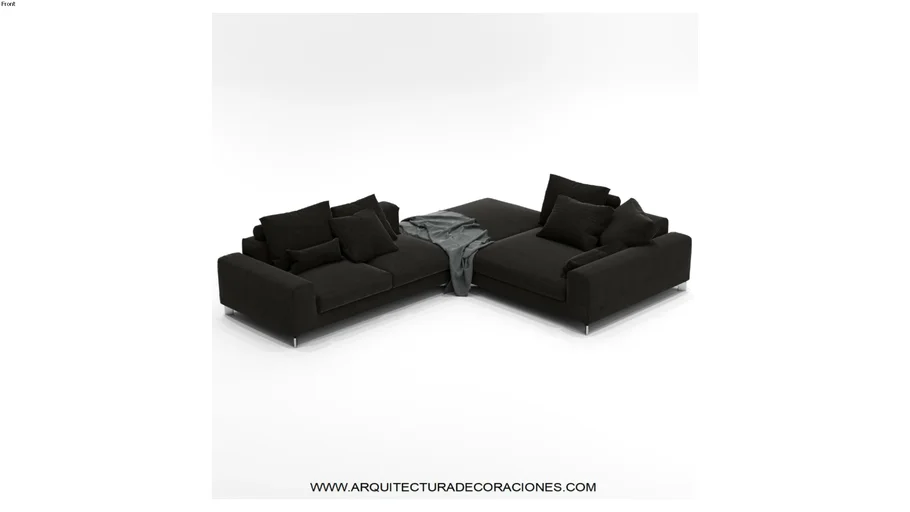 SILLON A ESCUADRA NEGRO