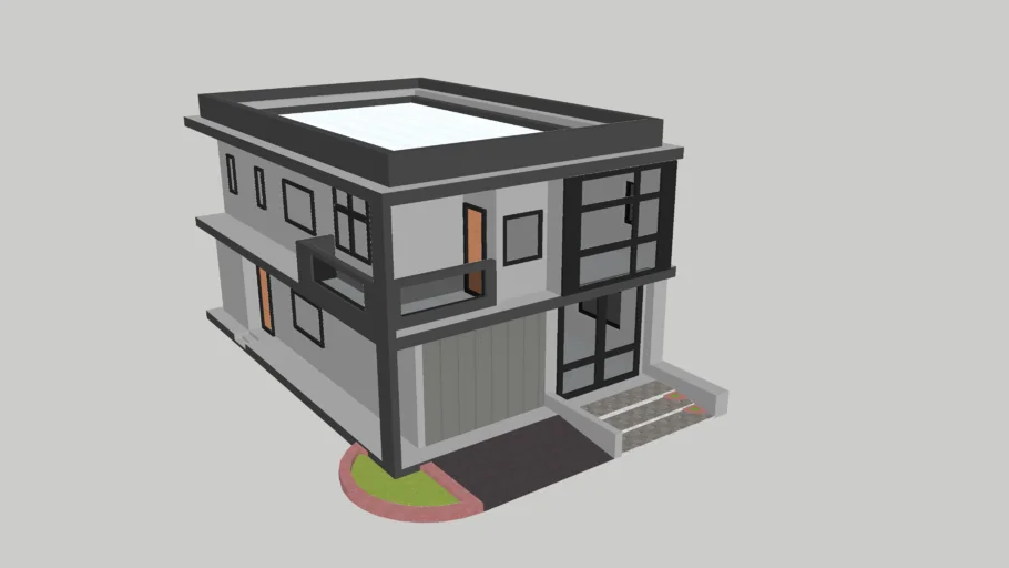 Sketchup 2 story home plan