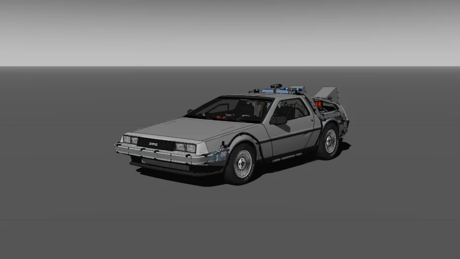 1985 DMC DeLorean Time Machine