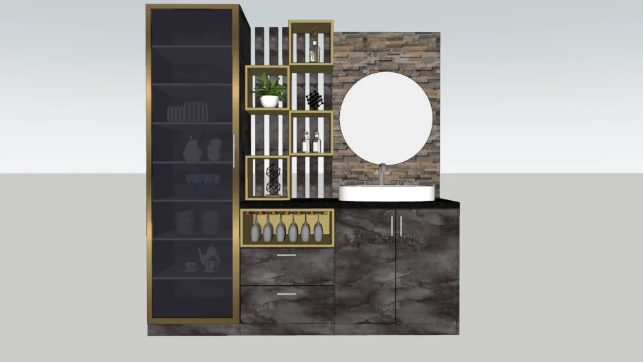 crockery unit
