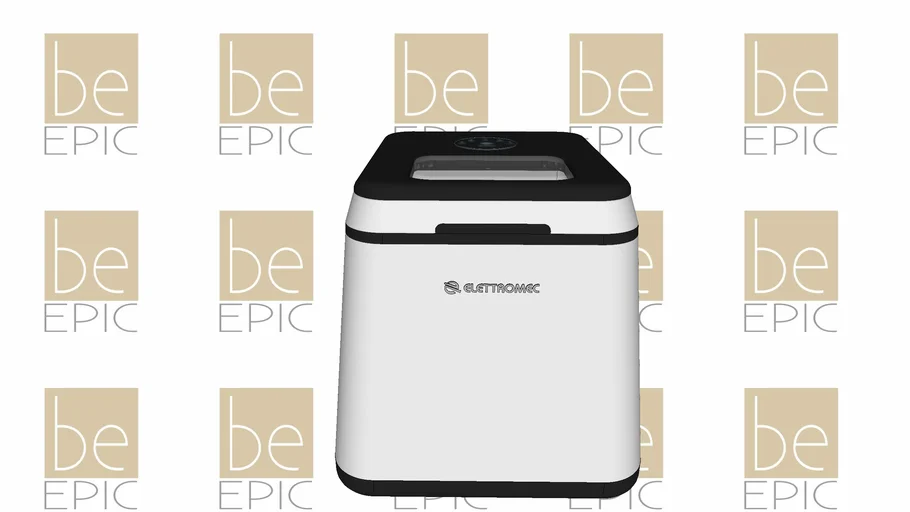 Ice Maker Portátil Prata Elettromec - 220v