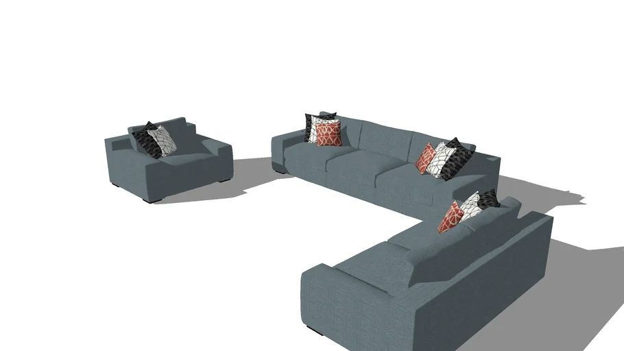 SALA LONDON TEXTIL HUMO HOME CB (2X0,9)